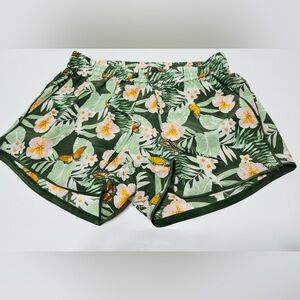 JOIE Sabina Tropical Floral Silk Elastic summer Shorts XS